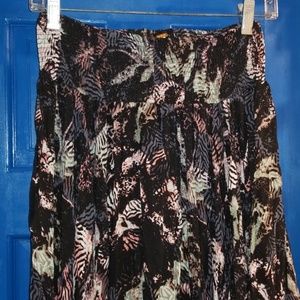Free People Boho Handkerchief Skirt Size M